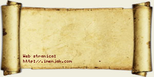 Kristina Vidaković vizit kartica